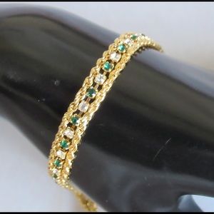 Gold woven/woven bracelet